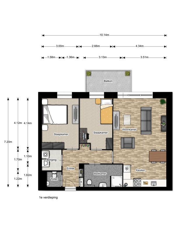 For rent: Lent / €1419.00 p.m. / 74.00m2