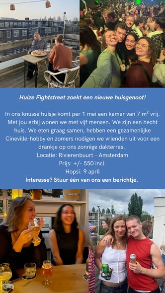 For rent: Amsterdam / €550.00 p.m. / 10.00m2