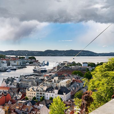 Utsikt fra balkong