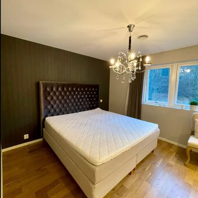 Soverom med plass til masterbed.