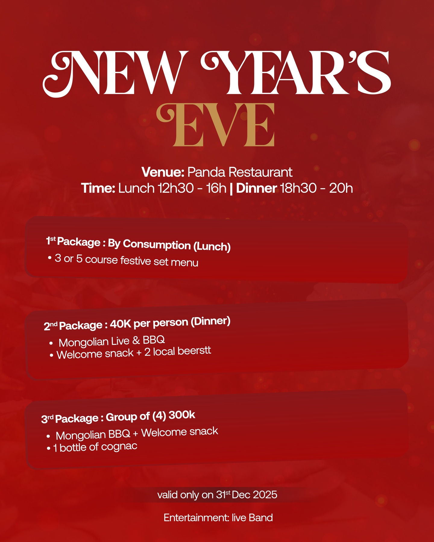 New Year's Eve at M Hotel