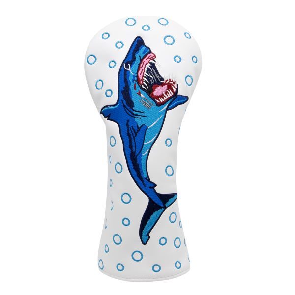 golfheadcover set shark wit