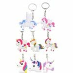 8 x Unicorn sleutelhanger +5,95