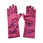 Korte fuchsia handschoenen +4,50