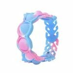 1 x Einhorn Pop It Armband - rosa, blau +1,95