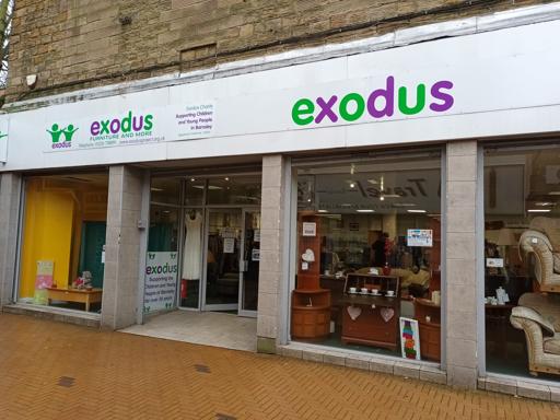 The Exodus Project Charity Shop Barnsley