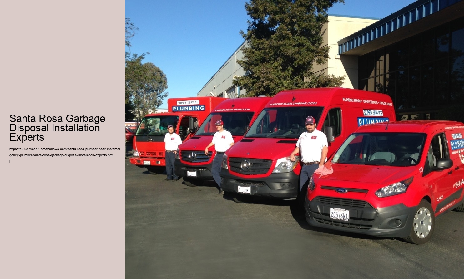 Santa Rosa Garbage Disposal Installation Experts  