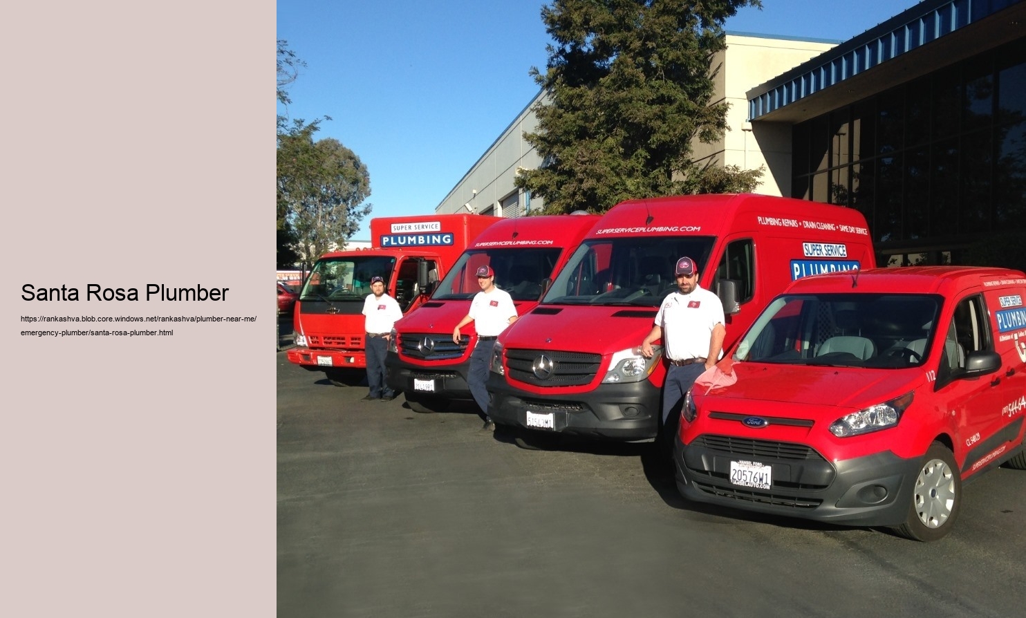 Santa Rosa Plumber  
