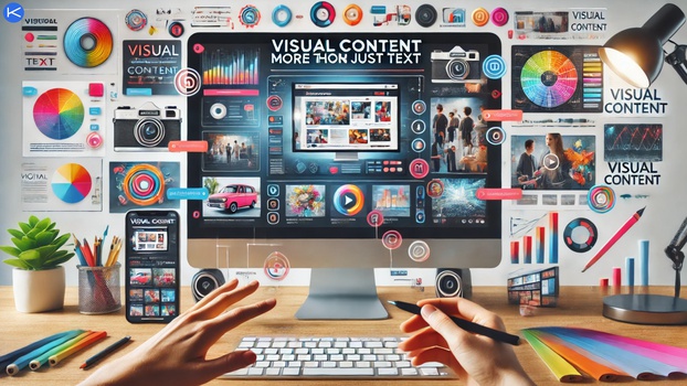 Visual Content on: More Than Just Text