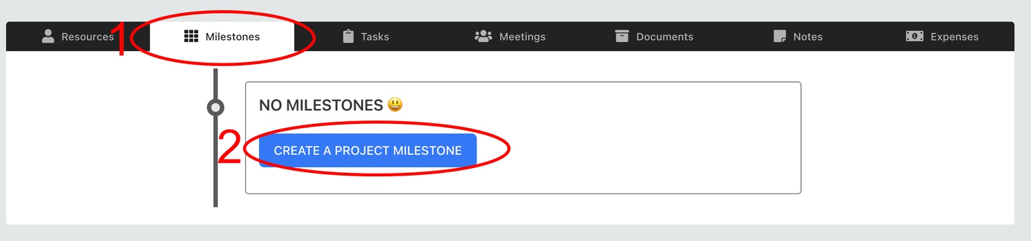 Create Project Milestones