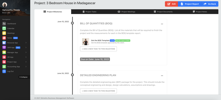 Developing Project Milestones