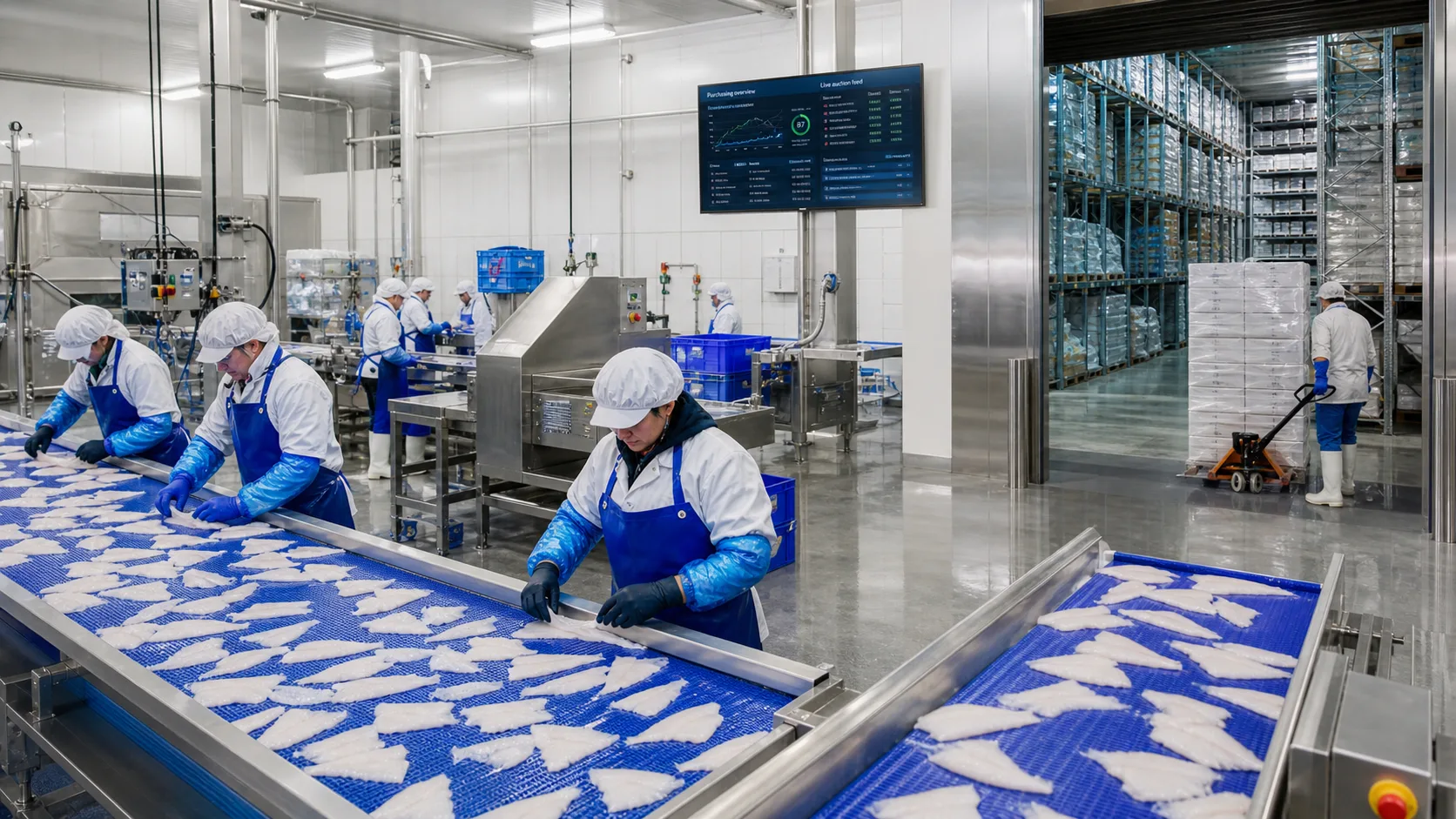 Realtime visveiling-koppeling bij Van der Lee Seafish