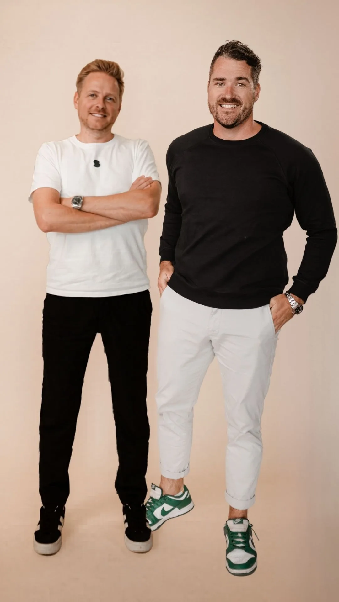 Rinke Brands, oprichter van Skrepr, op kantoor op Urk