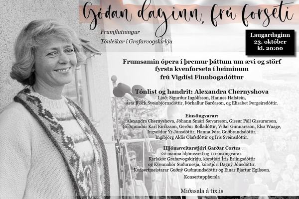 Góðan daginn, frú forseti