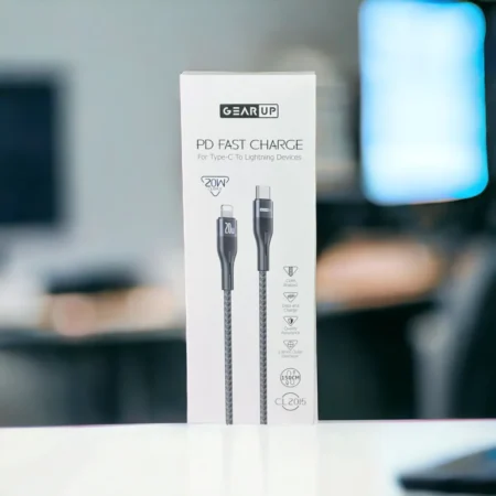 GearUP CL2015 Type-C to LIghtning 20W PD Fast Charging Cable & Data Cable 1.5m ________