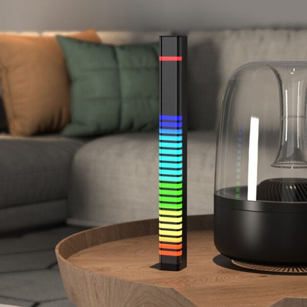 3D RGB APP Control Rechargeable Rhythm Light With Voice-Activated Pickup (D10) - Image 5