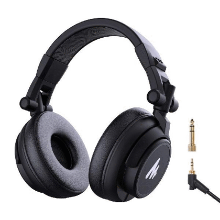 MAONO AU-MH601 Over Ear Stereo Monitor 50MM Drivers Studio Headphones for Music, DJ, Podcast