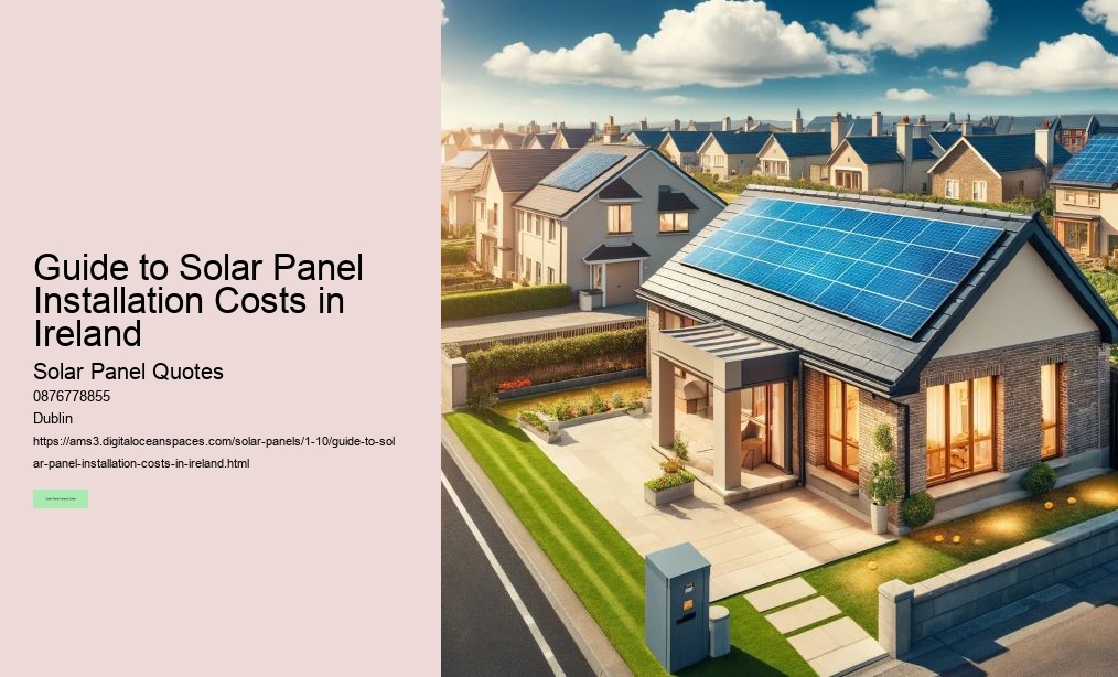 Government Grants and Incentives for Solar Panels in Ireland