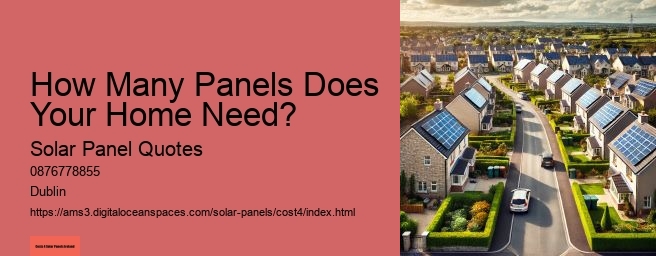 Cost Benefits of Installing Solar Panels in Irish Homes  