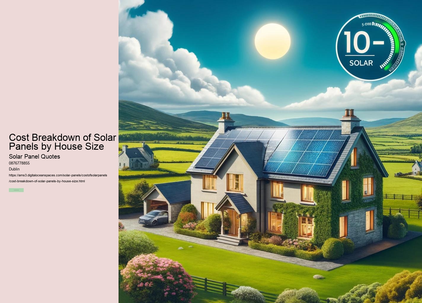 Overview of Solar Panel Costs in Ireland