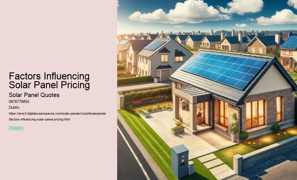 The Significance of Solar Panel Type in Cost Evaluation