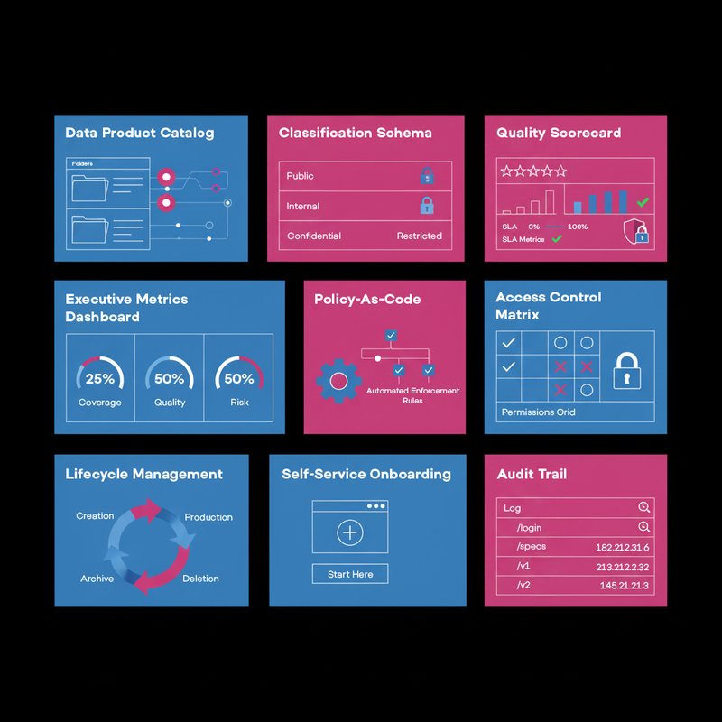 Dashboard panel, overview of platform