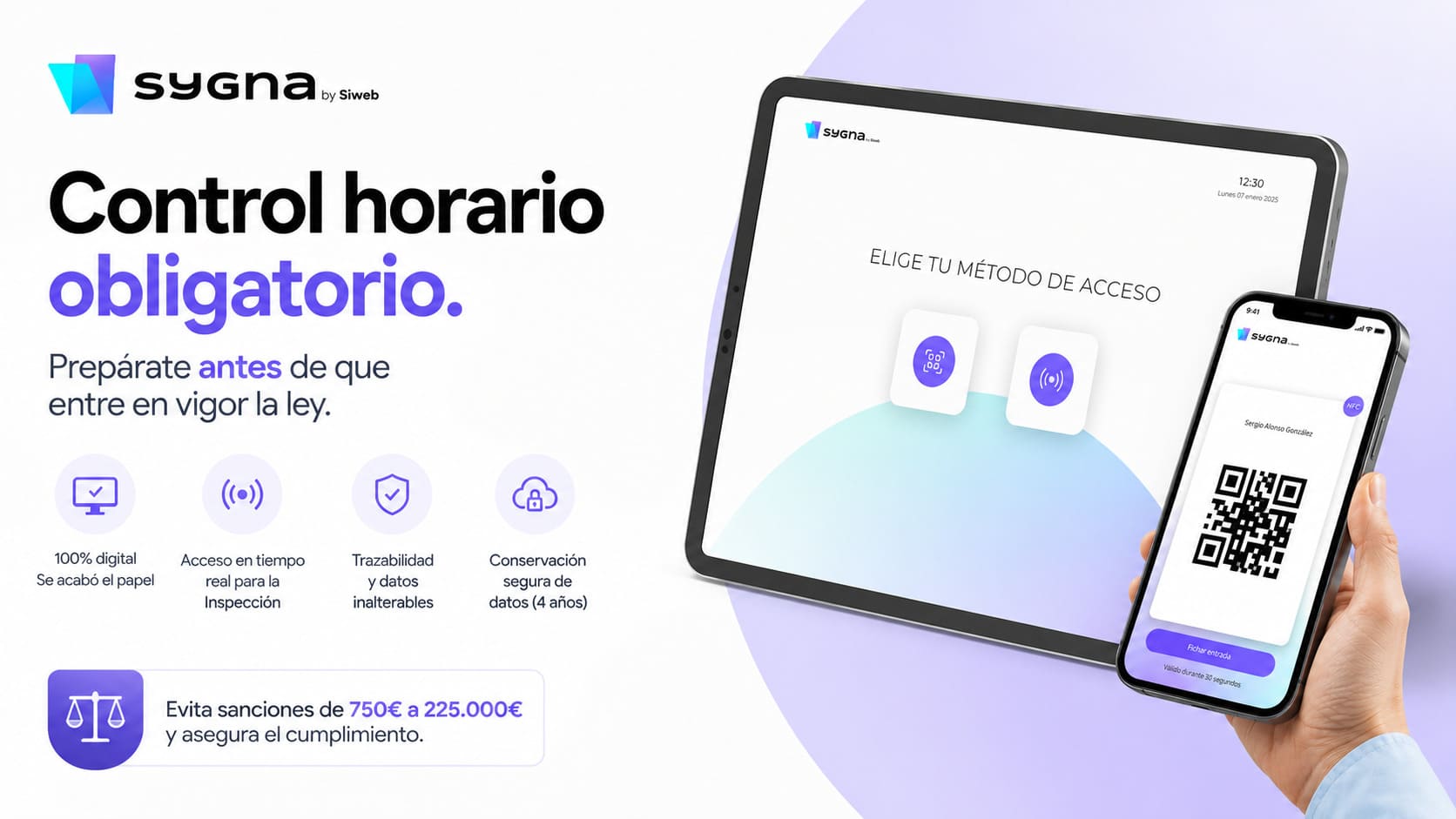 Cómo adaptarse a la ley de registro de jornada digital con Sygna