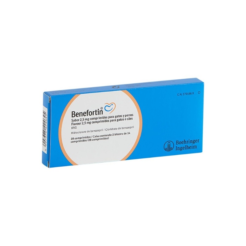 BENEFORTIN Gato/Perro 2,5 mg (28 comp.)