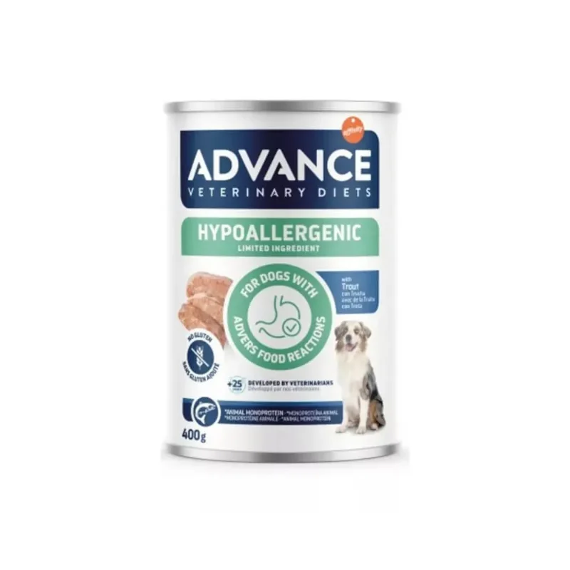 Advance Veterinary Diets Hypoallergenic Trucha Lata para Perros