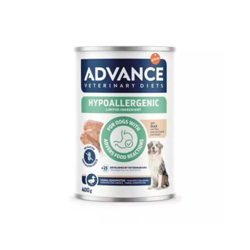 Advance Veterinary Diets Hypoallergenic Pato Lata para Perros