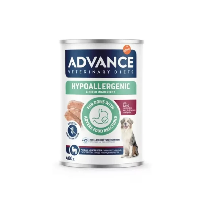 Advance Veterinary Diets Hypoallergenic Cordero Lata para Perros