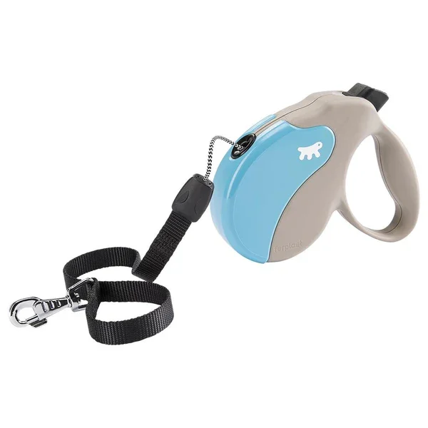 Ferplast Amigo Cord M Correa Retráctil 5m, Beige y Azul 250g