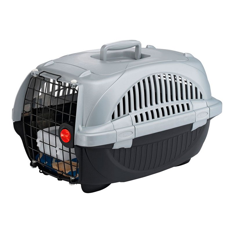 Transportín Ferplast Atlas Deluxe 20 para gatos y perros pequeños, 57,6x37,4x33 cm