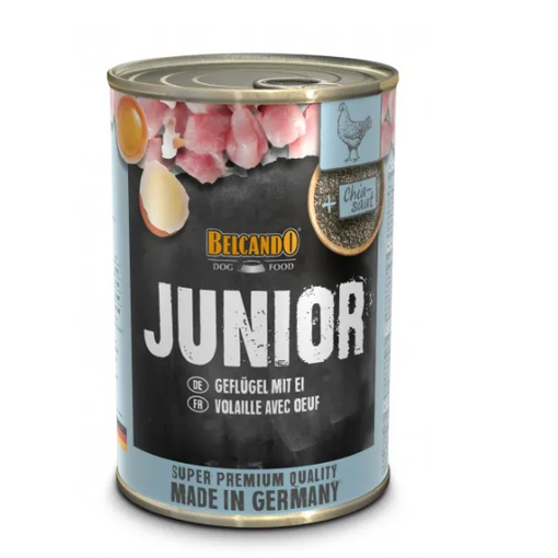 Belcando Lata Junior Ave Con Huevos 400 Gr