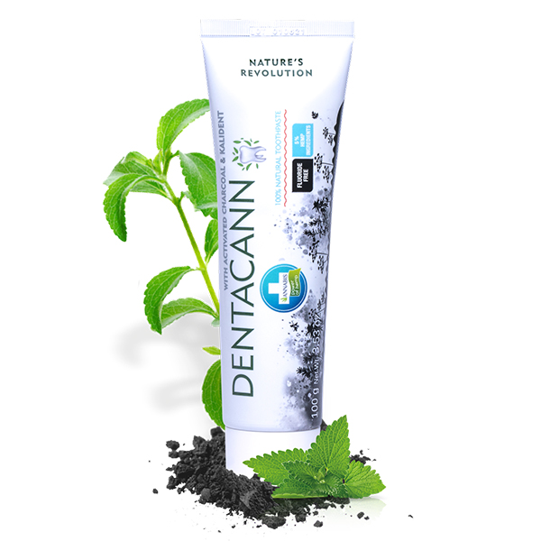 Annabis Dentacann Pasta de dientes blanqueante natural con carbón activo 100mg