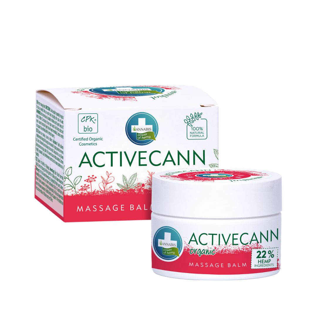 Annabis Activecann Bálsamo orgánico de masaje 50 ml