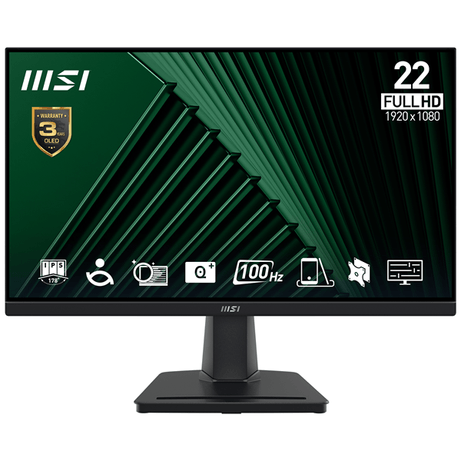 MONITOR MSI PRO MP225V Pro 21.45" VA 1920 x 1080 HDMI VGA