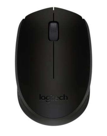 Logitech B170 Raton Inalambrico 1000dpi - 3 Botones - Uso Ambidiestro - Color Negro
