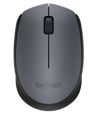 Logitech M170 Raton Inalambrico 1000dpi - 3 Botones - Uso Ambidiestro - Color Gris/Negro