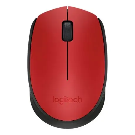 RATON LOGITECH INALAMBRICO M171 ROJO/NEGRO