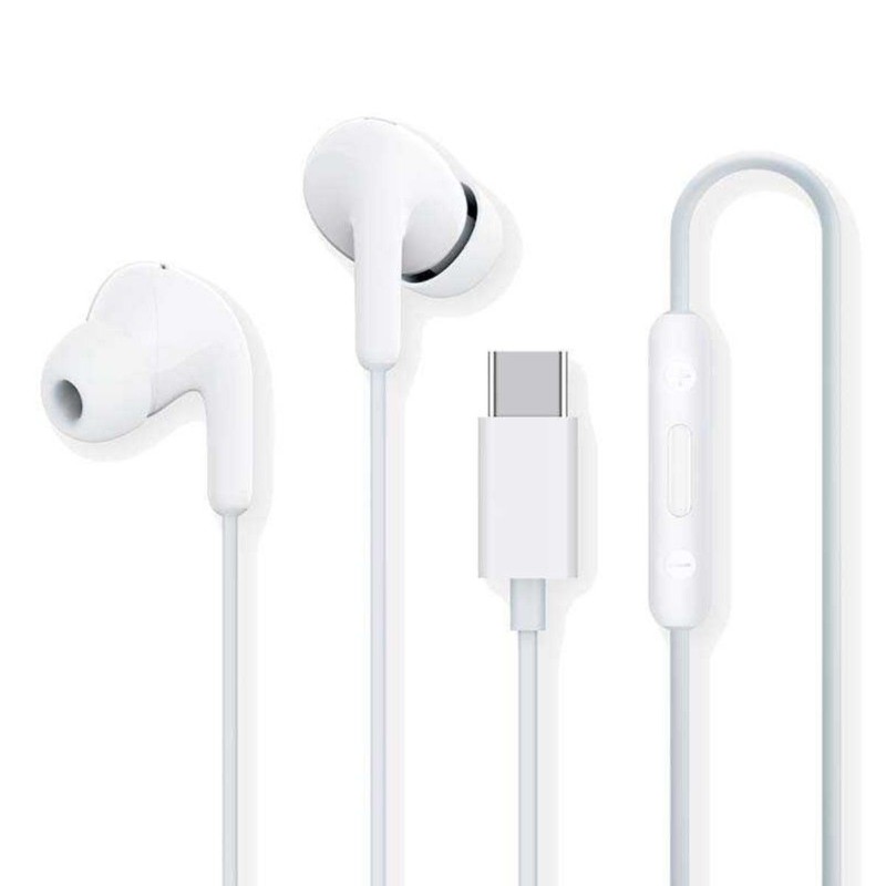 AURICULARES C/MICROFONO XIAOMI EARPHONES TYPE C WHITE