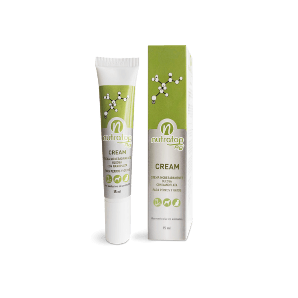 Nutratop AG Gel 15 ml - Cuidado de Heridas con Plata Coloidal para Perros y Gatos