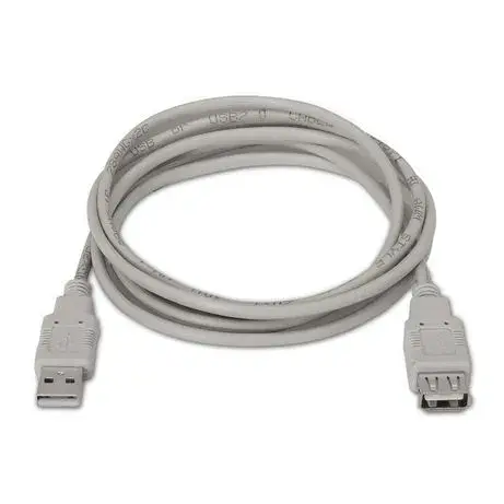 CABLE ALARGADOR USB AISENS MACHO A HEMBRA 3M BLANCO A101-0014