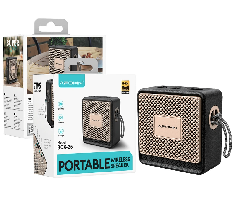 Altavoz Portátil Apokin BOX-35 Bluetooth