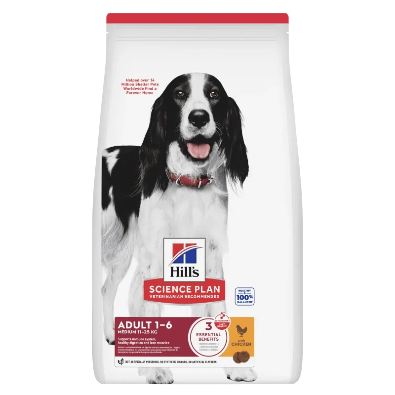 HILLS SCIENCE PLAN CANINE ADULT MEDIUM POLLO 2.5KG
