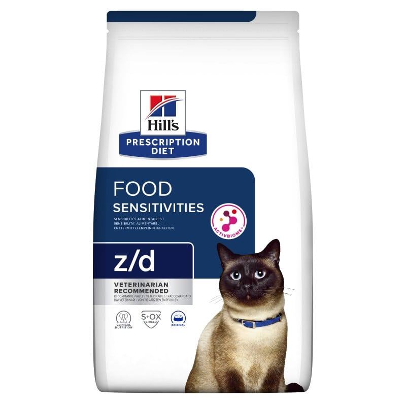 HILLS PRESCRIPTION DIET FELINE FOOD SENSITIVITIES Z/D 1,5KG