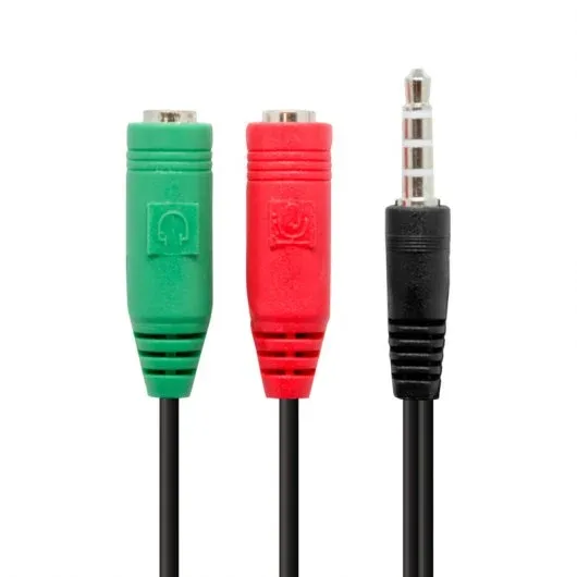ADAPTADOR INNOBO MINIJACK A AURICULAR Y MICROFONO - Cables y adaptadores de sonido