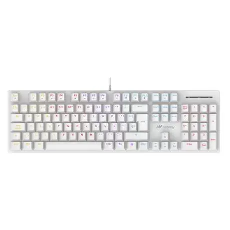 TECLADO MECANICO NETWAY GAMING XK840 BLANCO