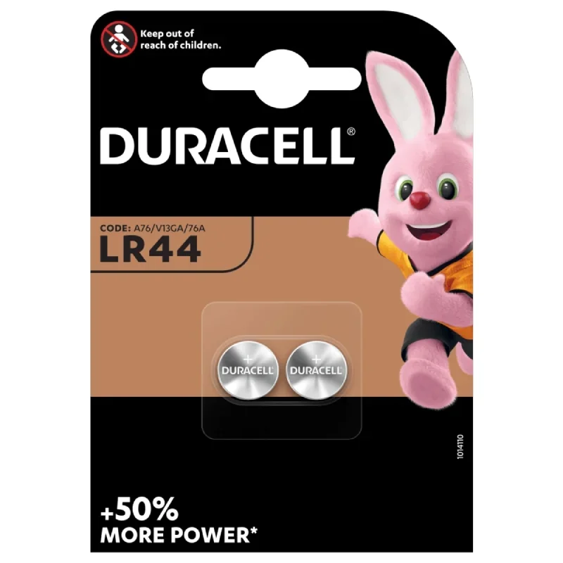 2 PILAS Duracell LR44 1,5V Alcalinas