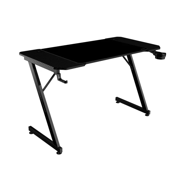 Mars Gaming MGD-X120 Mesa Gaming - Soportes Auriculares y Bebidas - Alfombrilla XXL - Estructura Acero - 120x60x1.5cm - Acaba